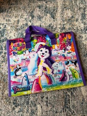 Lisa Frank Tikanni Husky Tri-fold Travel Art Case Folder With Handles 2022